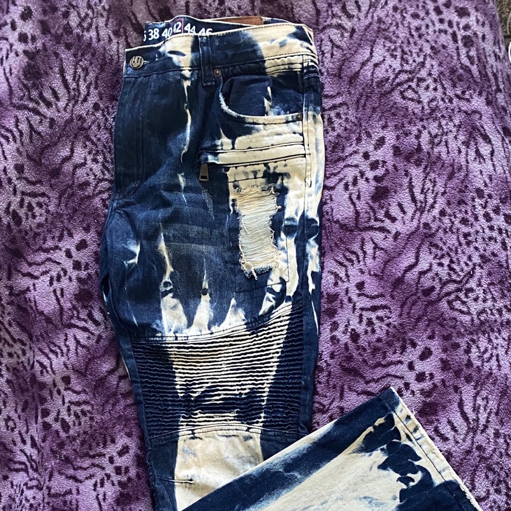 Biker jeans